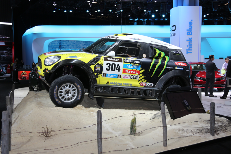 Illustration for article titled The X-Raid Mini Looks Nothing Like A Mini When It's Parked